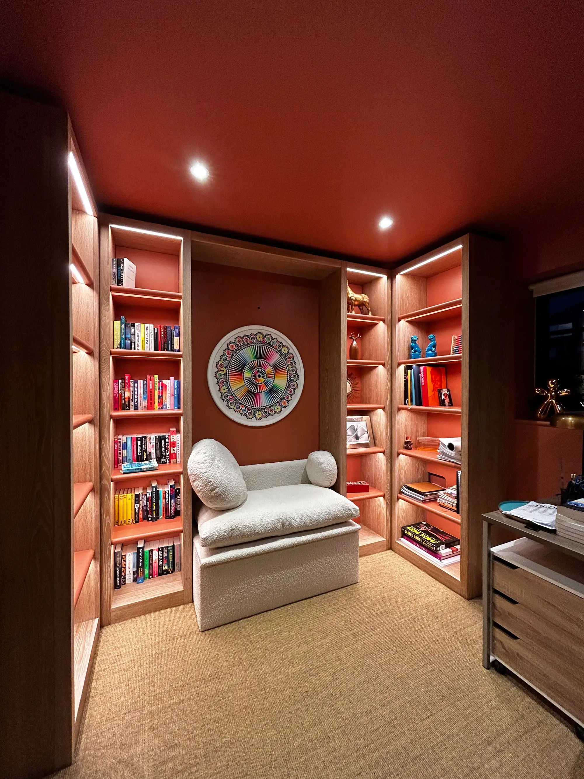 A Hox Box furnished interior